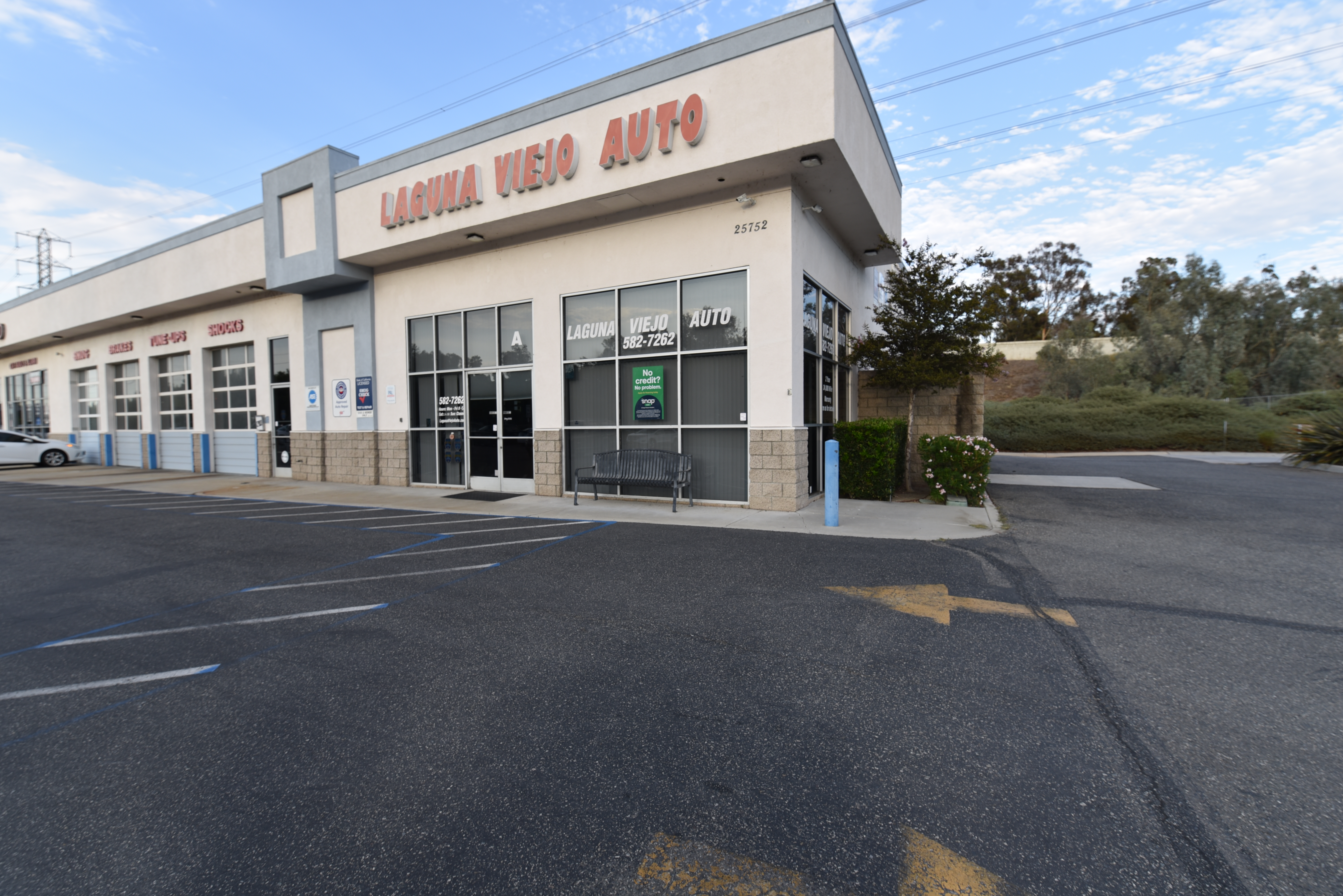 Laguna Viejo Auto Service storefront in Mission Viejo